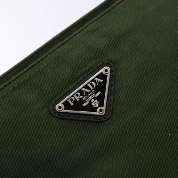 PRADA Tote Bag Nylon Green Auth 139194 - Picture 11 of 16